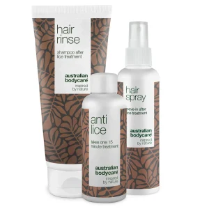 Kit per il trattamento dei pidocchi con Tea Tree Oil — 3 prodotti per il controllo rapido dei pidocchi