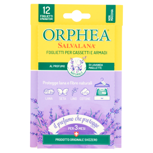 ORPHEA FOGLIETTI PER CASSETTI E ARMADI AL PROFUMO DI LAVANDA