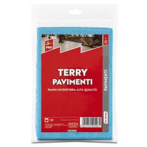 PANNO MICROFIBRA TERRY PAVIMENTI – 40X60cm – 12 PZ.
