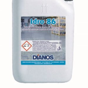 DIANOS – IDRO 86 – DETERGENTE ALCALINO PER PULIZIA DI FONDO – 6 KG.
