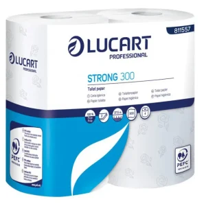 CARTA IGIENICA 2 VELI LUCART STRONG 300 – CONF. DA 56 ROTOLI